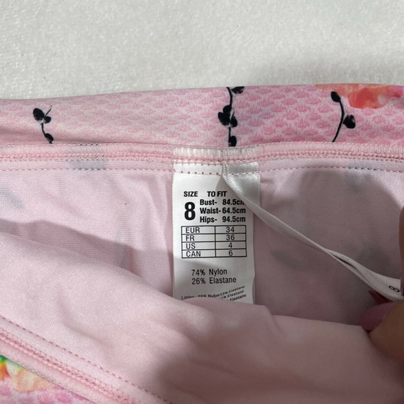 NEW Seafolly Cabana Rose Hipster Tie Side Bikini Bottom [SZ 4‎ US ] - Picture 8 of 11